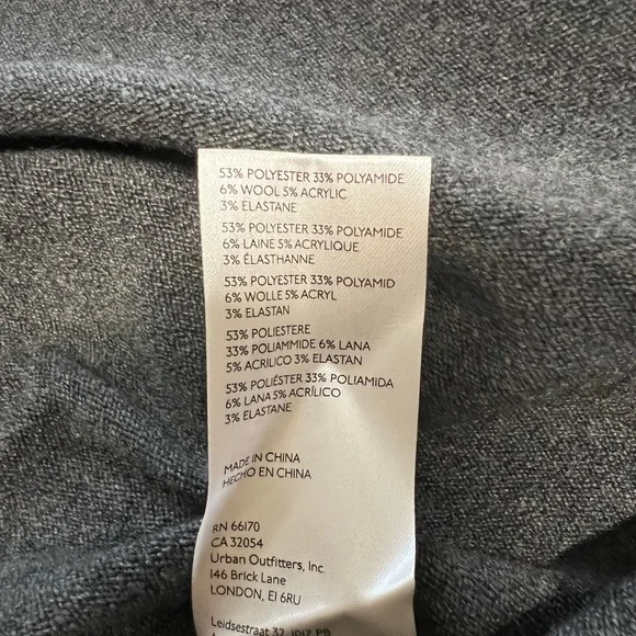 Free People XS Jamie Sweater Heather Wool Blend Gray NWoT $148 - Picture 9 of 12